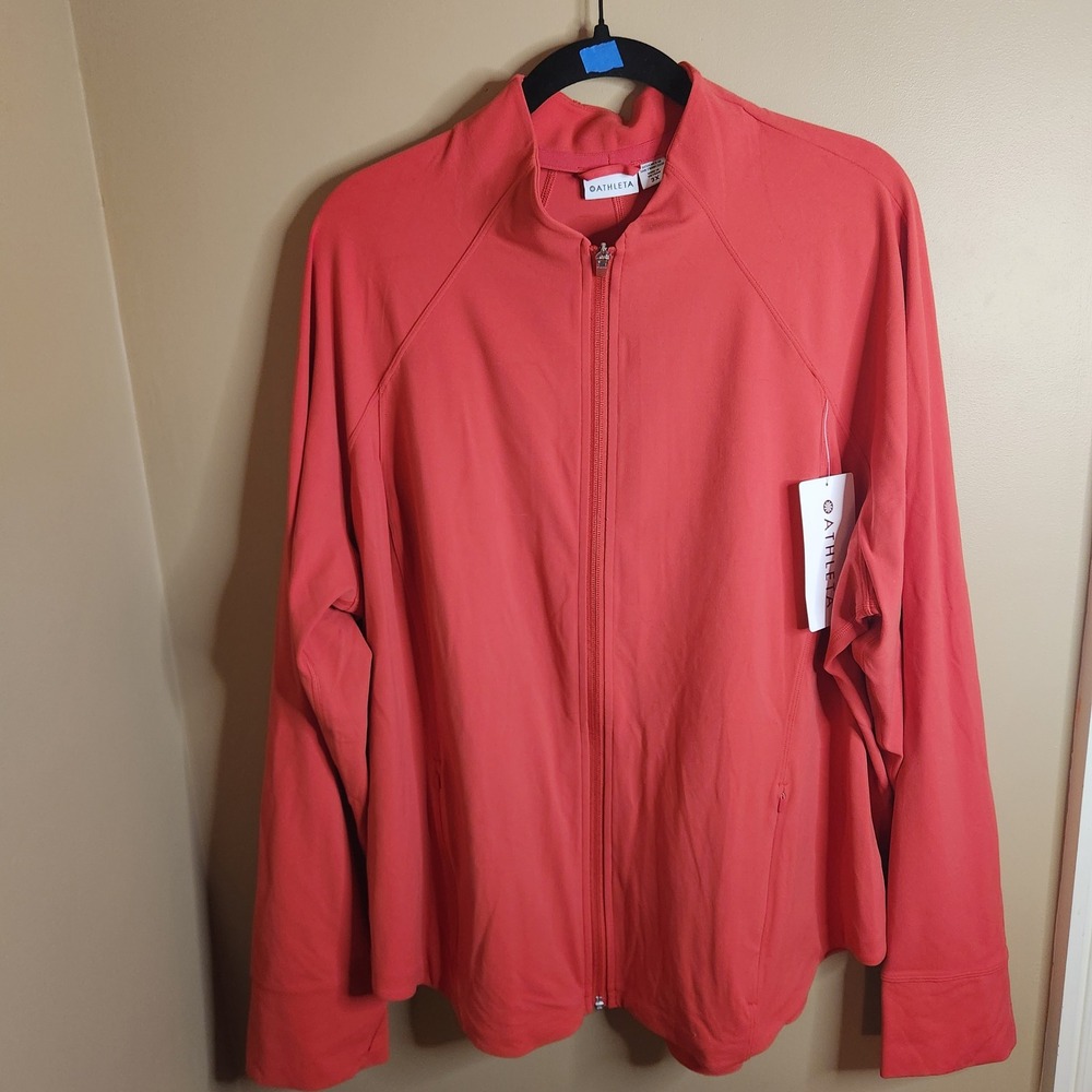 Athleta Salutation Jacket Lychee Red 3X 657490 NWT